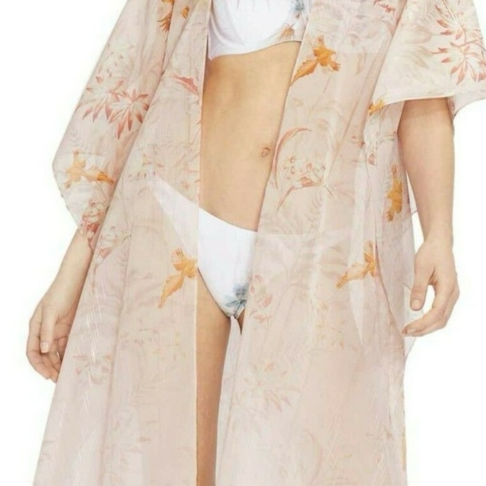 Ted Baker Rhiaa Rhapsody Floral Open Front Cover-up, One size
